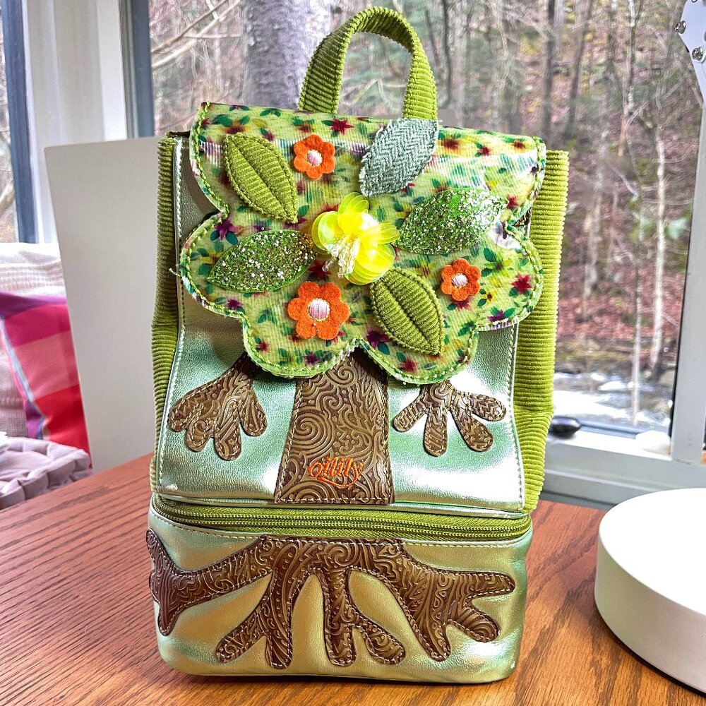 Oilily Backpack for Kids, Unique Tree Design Backpack